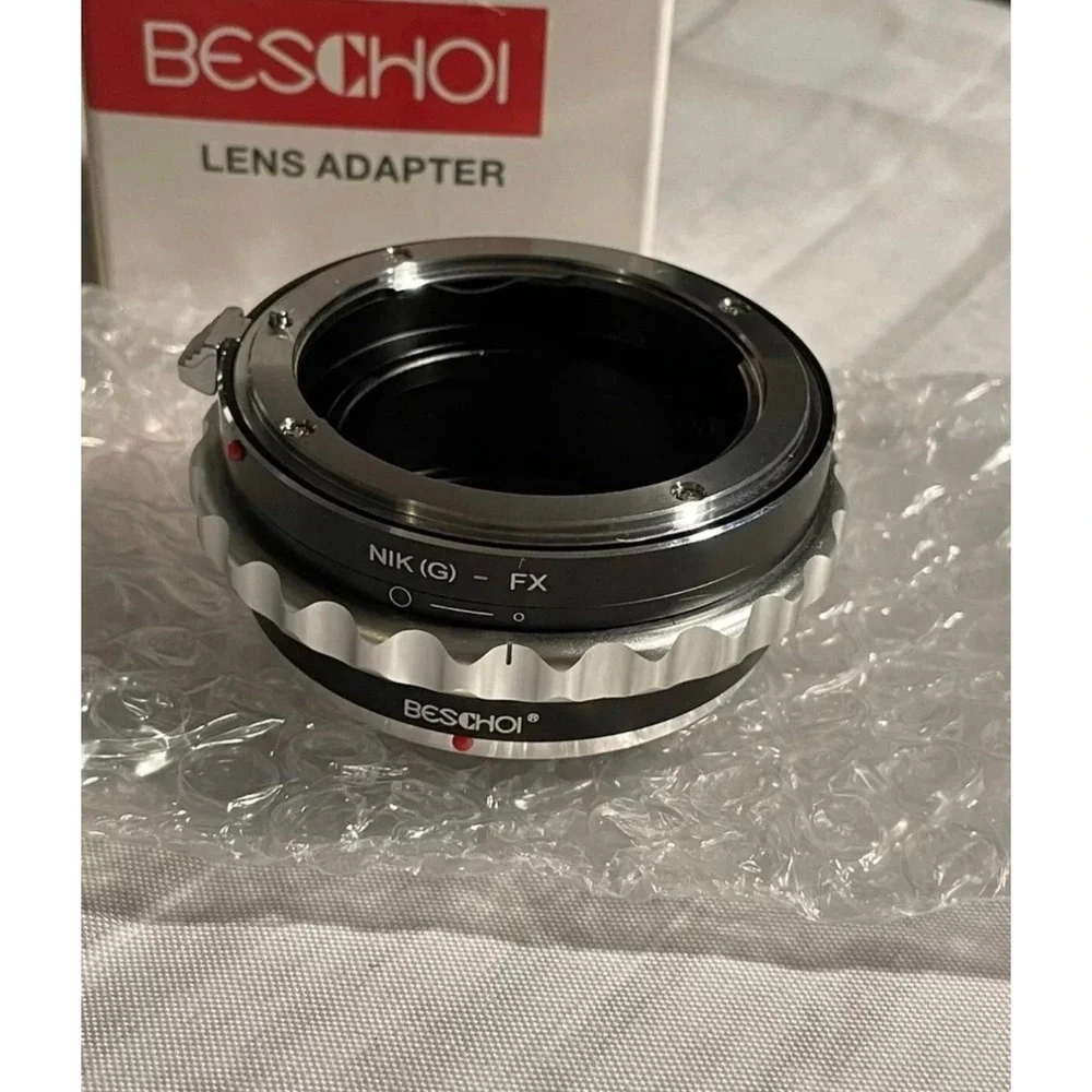 BESCHOI Camera Lens Adapter Ring For Nikon AI(G)  AF-S‎ Lens Fujifilm Fuji FX